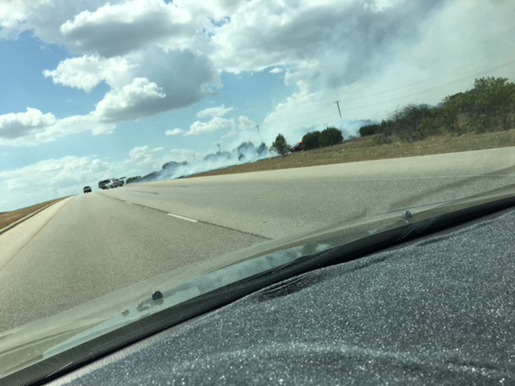 Grass fire